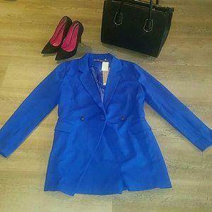 Cute blue blazer romper